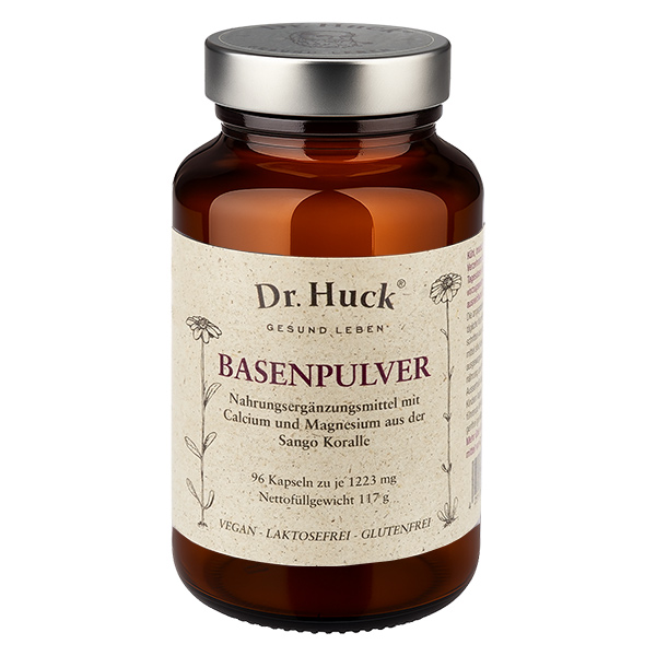 Dr. Huck Basenpulver mit Sango Meereskoralle Dr. Huck Basenpulver Produktfoto